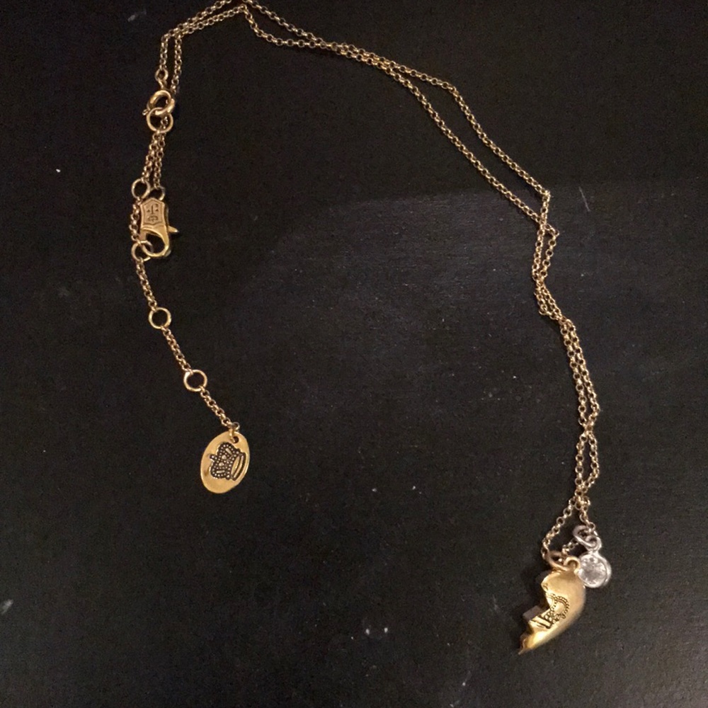 Juicy Couture Half a Heart Necklace